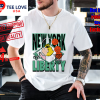 Peanuts Sally X New York Liberty Shirt