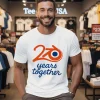 20 Years Together Mens White T Shirt