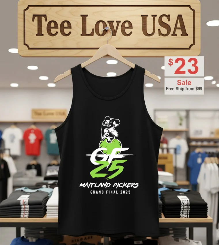 2025 Maitland Pickers Grand Final - tank-top-black 2025 Maitland Pickers Grand Final Tank Top Black