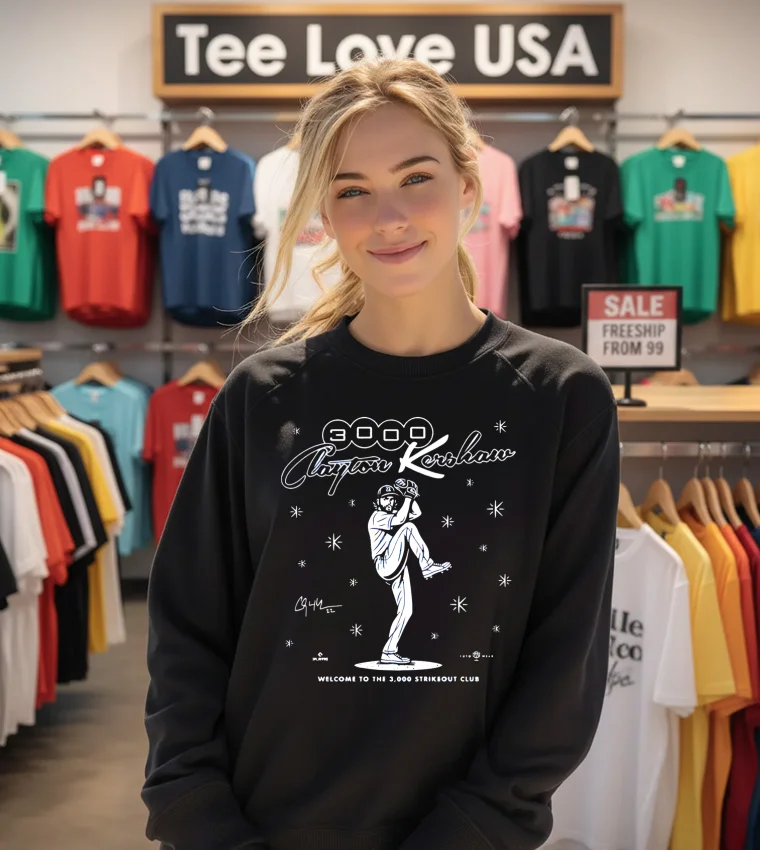 3000K S Clayton Kershaw - sweatshirt 3000K S Clayton Kershaw Sweatshirt
