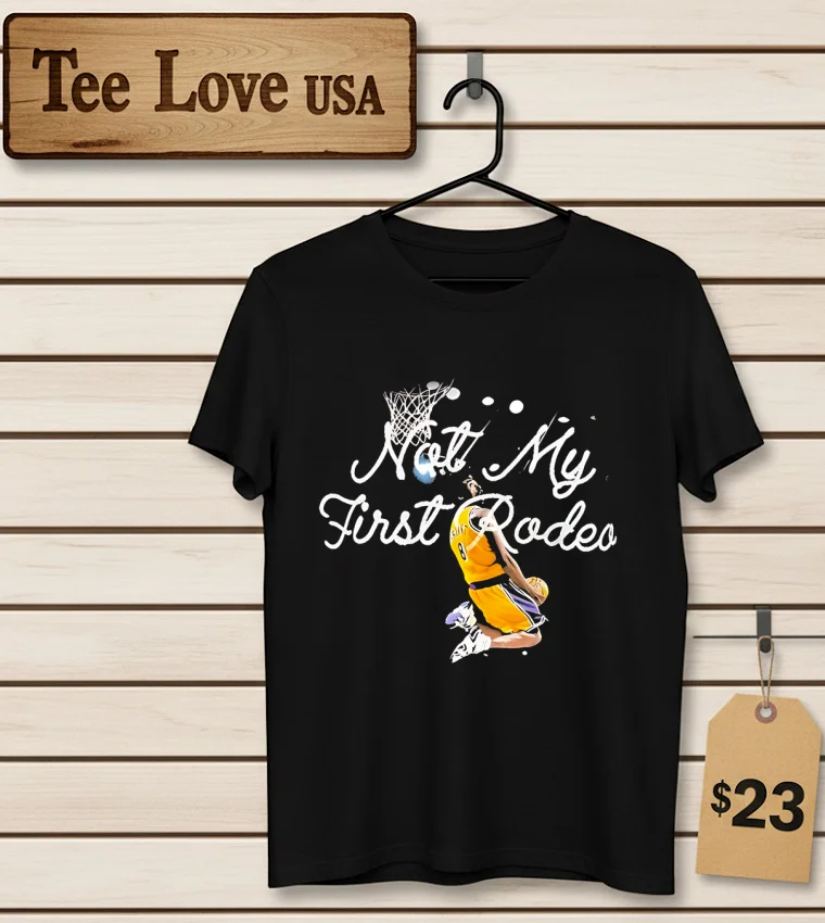 Aaron Rodgers Kobe Bryant Not My First Rodeo - men-t-shirt Aaron Rodgers Kobe Bryant Not My First Rodeo Men T Shirt