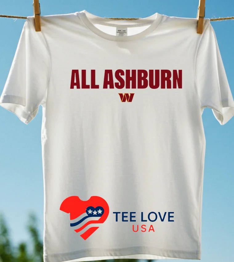 All Ashburn Washington Commanders - white-shirt All Ashburn Washington Commanders White Shirt