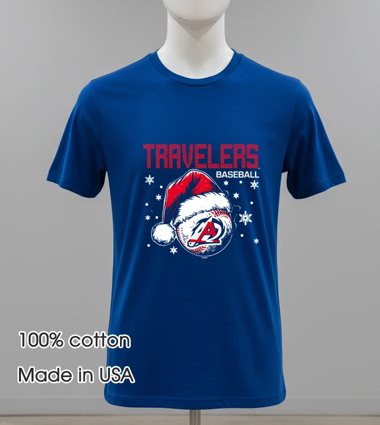 Arkansas Travelers Baseball Christmas - navy-shirt Arkansas Travelers Baseball Christmas Navy Shirt