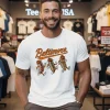 Baltimore Orioles Hot Dog Race Mens White T Shirt