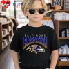 Baltimore Ravens Football Team Logo Graphic Kids Black
