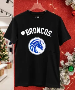 Big Boy Broncos Football logo shirt