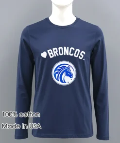 Big Boy Broncos Football logo shirt