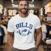 Bills Buffalo Est1960 Buffalo Bills Nfl American Football Mens White T Shirt