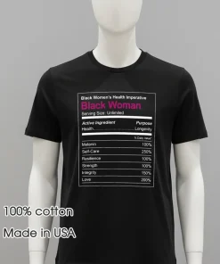 Black Woman Ingredients shirt