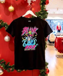 Blink 182 Aliens Exist funny usa t-shirts