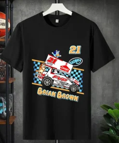 Bluey Brian Brown Casey s FVP racing 21 shirt