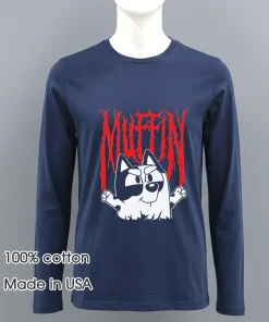 Bluey muffin metal shirt