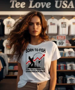 Born To Fish Forced To Maximize Shareholder Value Shirt