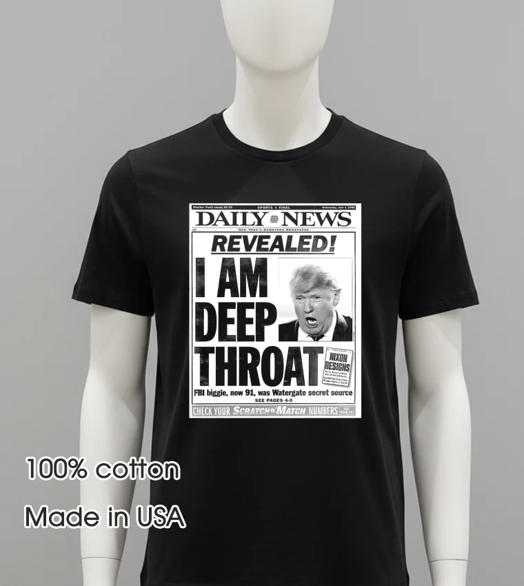 Bubba Trump Deep Throat Balck Shirt