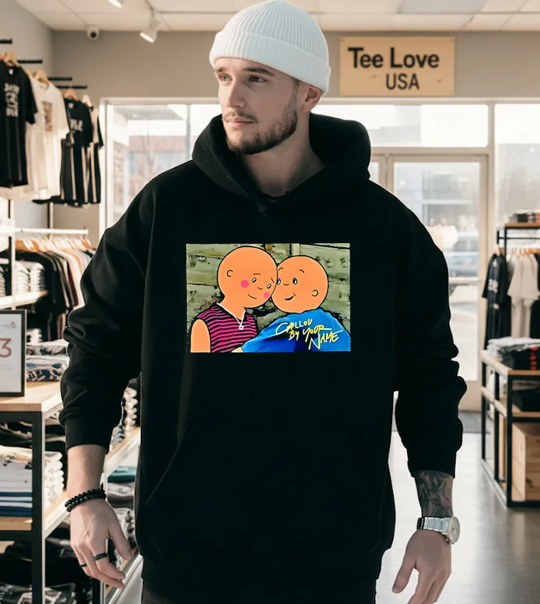 Caillou By Your Name - hoodie-black Caillou By Your Name Hoodie Black