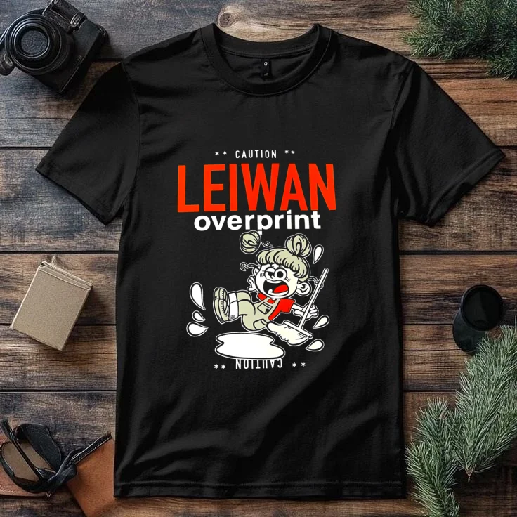 Caution Leiwan × Over Print Youth Shirt