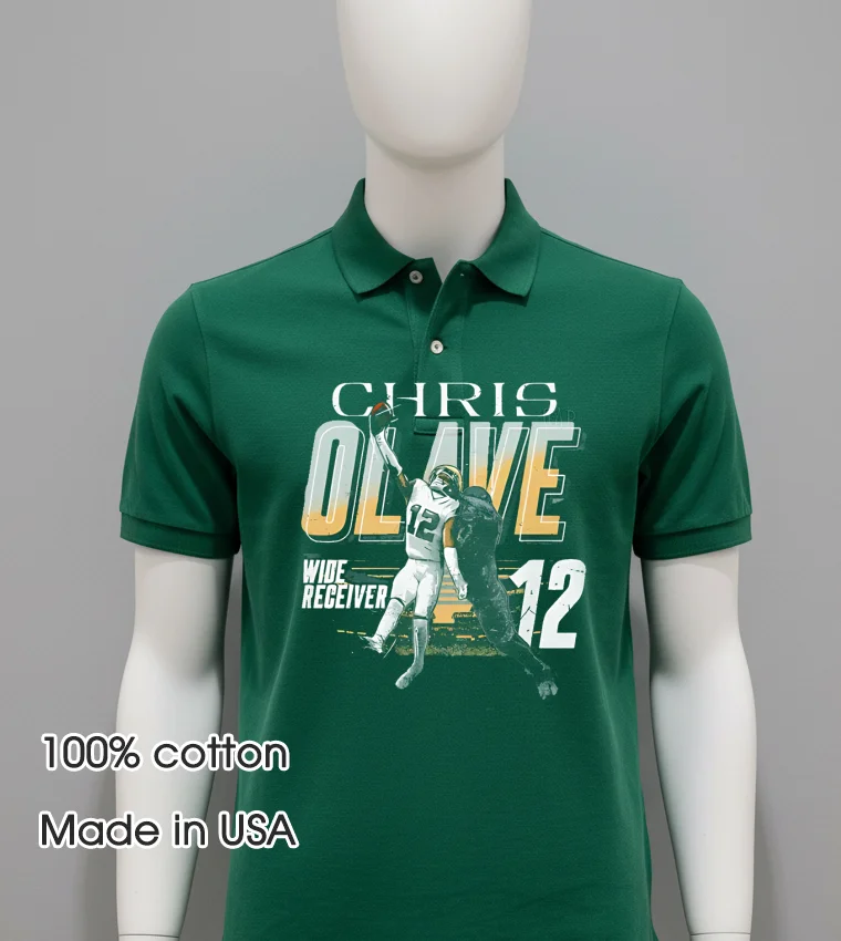 Chris Olave New Orleans One Handed Catch Vintage - green-shirt Chris Olave New Orleans One Handed Catch Vintage Green Shirt