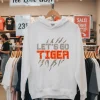 Cincinnati Bengals Football Let S Go Tiger Style Hoodie White