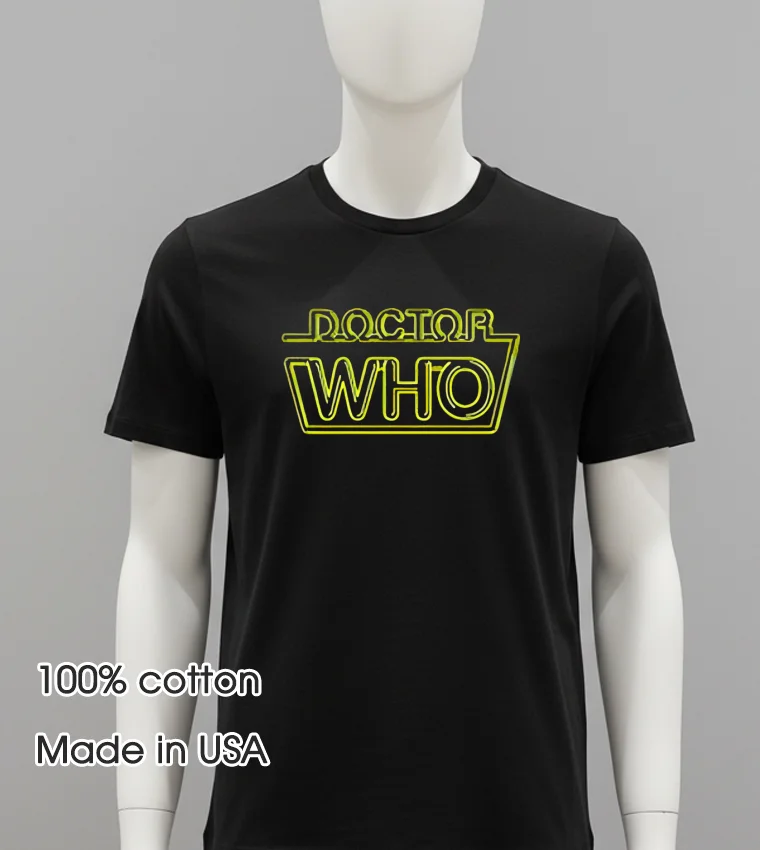 Doctor Who - balck-shirt Doctor Who Balck Shirt