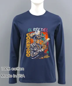 El Rey Del Corrido Cowboy Skeleton shirt