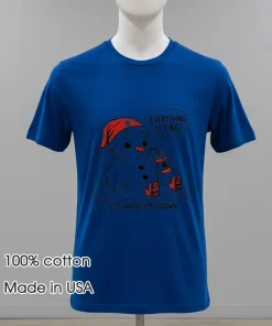 Everything Is Fine Meltdown Christmas shirt