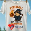 Fireball But Make It Pumpkin Dungeons And Dragons White Shirt