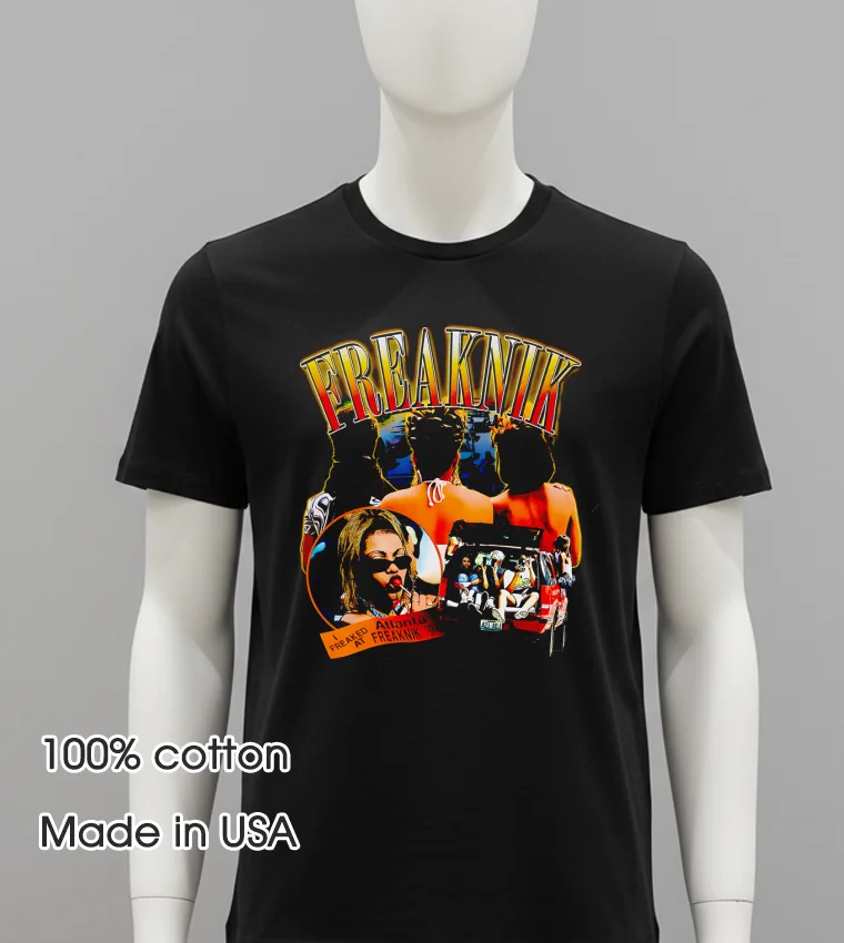 Freaknik I Freaked At Atlanta Freaknik 94 Graphic Retro Balck Shirt
