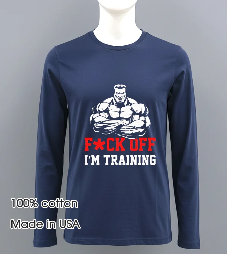 Fuck Off I M Training Gym - navy-shirt Fuck Off I M Training Gym Navy Shirt