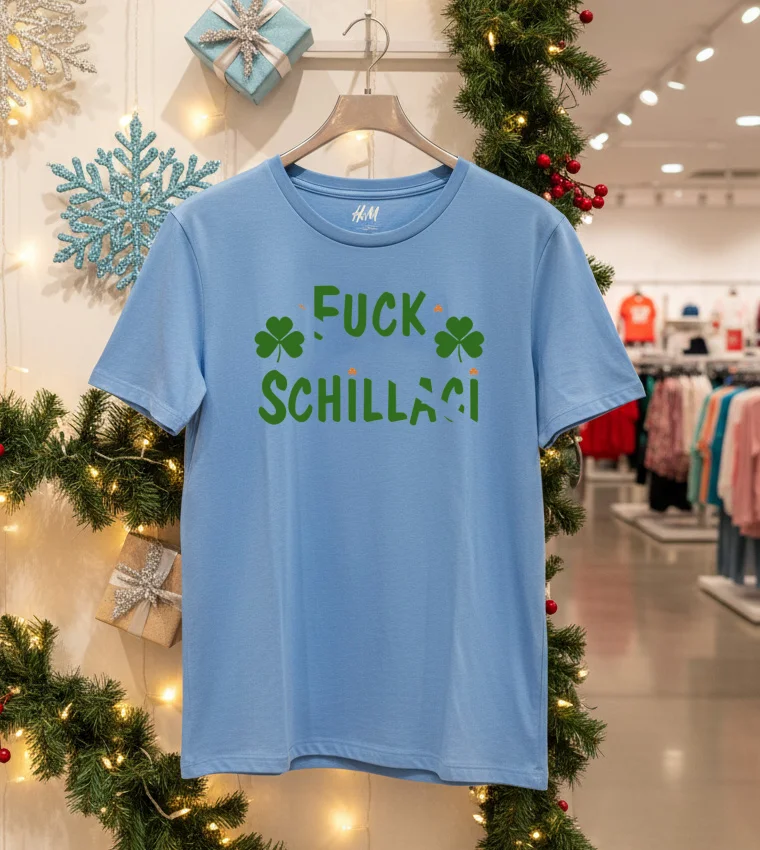 Fuck Schillaci T S - blue-shirt Fuck Schillaci T S Blue Shirt