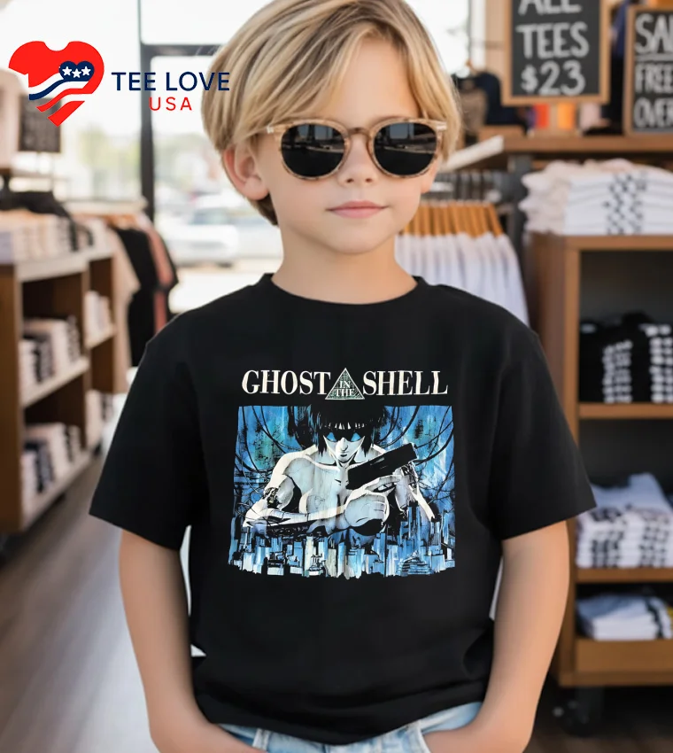 Ghost In The Shell Anime Poster - kids-black Ghost In The Shell Anime Poster Kids Black