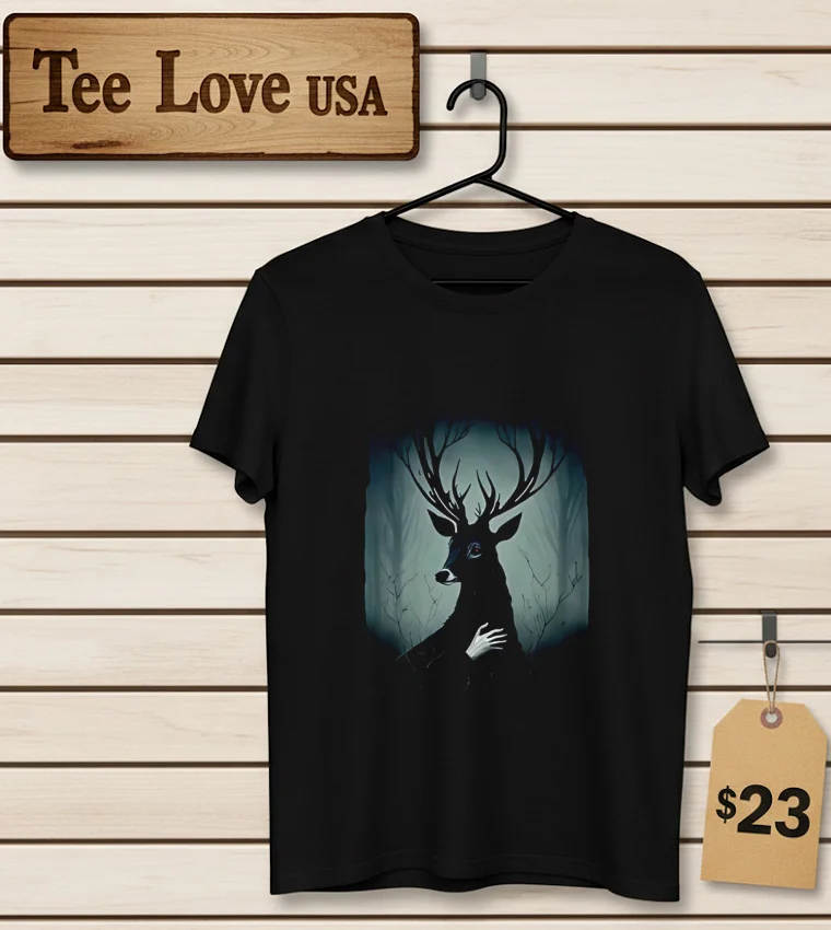 Gothic Deer Priest Classic - men-t-shirt Gothic Deer Priest Classic Men T Shirt
