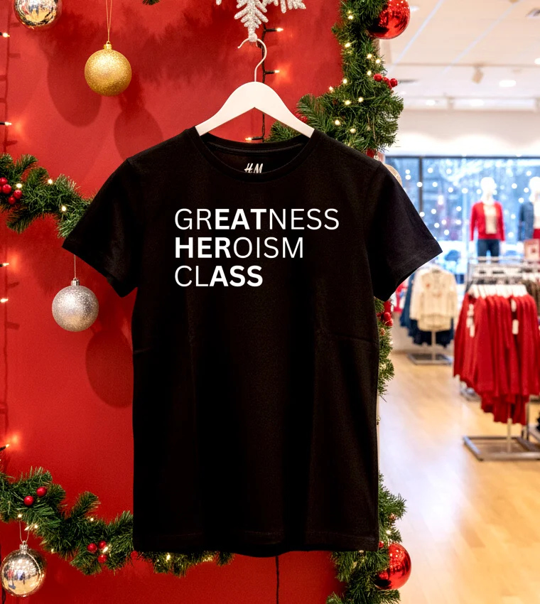 Greatness Heroism Class - balck-shirt Greatness Heroism Class Balck Shirt