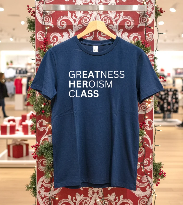 Greatness Heroism Class - navy-shirt Greatness Heroism Class Navy Shirt