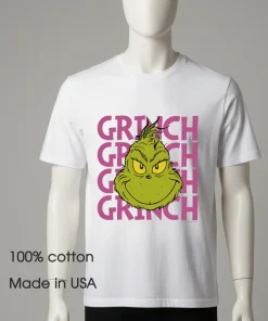 Grinch Name Repeat Portrait shirt