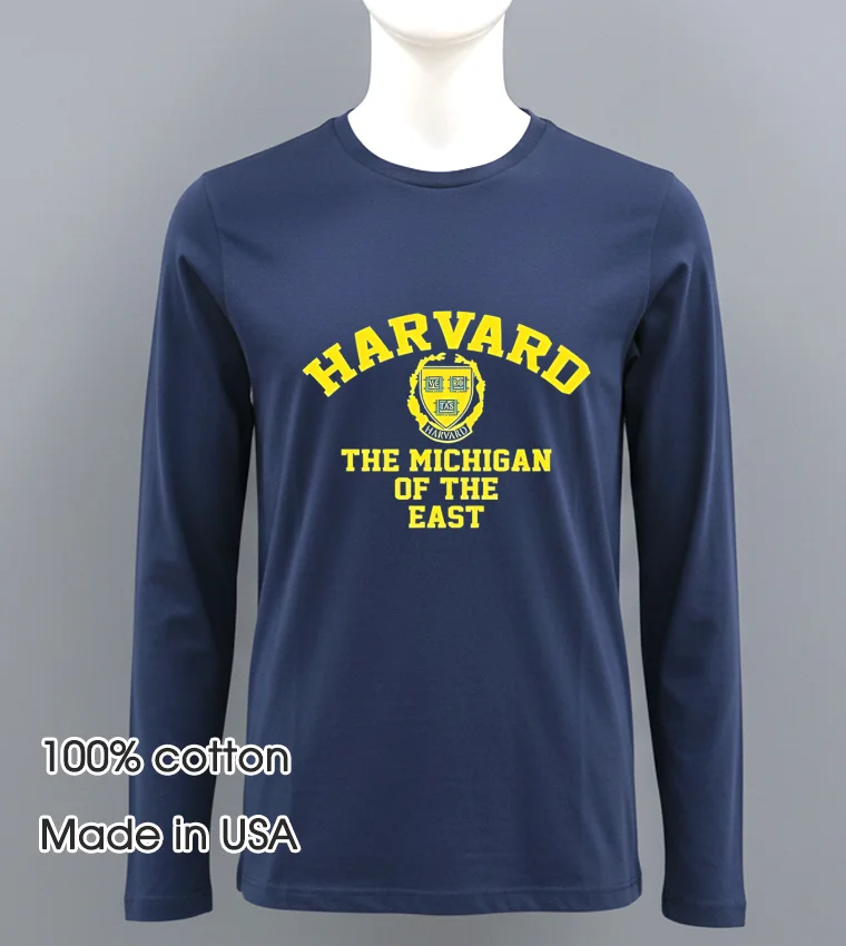 Harvard The Michigan Of The East Navy Shirt