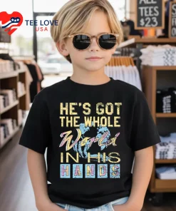 He s Got The Whole World In His Hands retro shirt