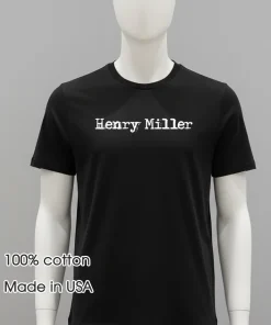 Henry Miller text retro shirt