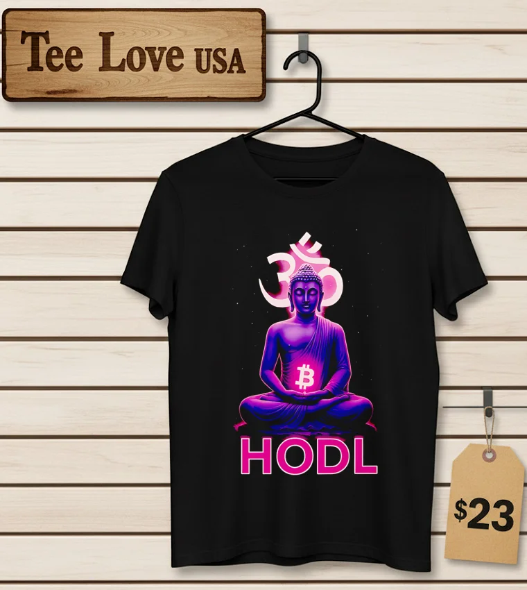 Hodl Buddha Bitcoin - men-t-shirt Hodl Buddha Bitcoin Men T Shirt