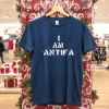 I Am Antifa Navy Shirt