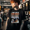 I May Live In San Diego But On Christmas My Heart And Soul Belongs To Denver Broncos Black T Shirt