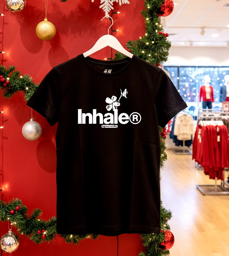 Inhaler Open Wide - balck-shirt Inhaler Open Wide Balck Shirt