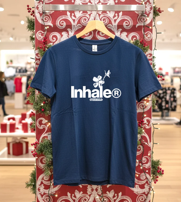 Inhaler Open Wide - navy-shirt Inhaler Open Wide Navy Shirt