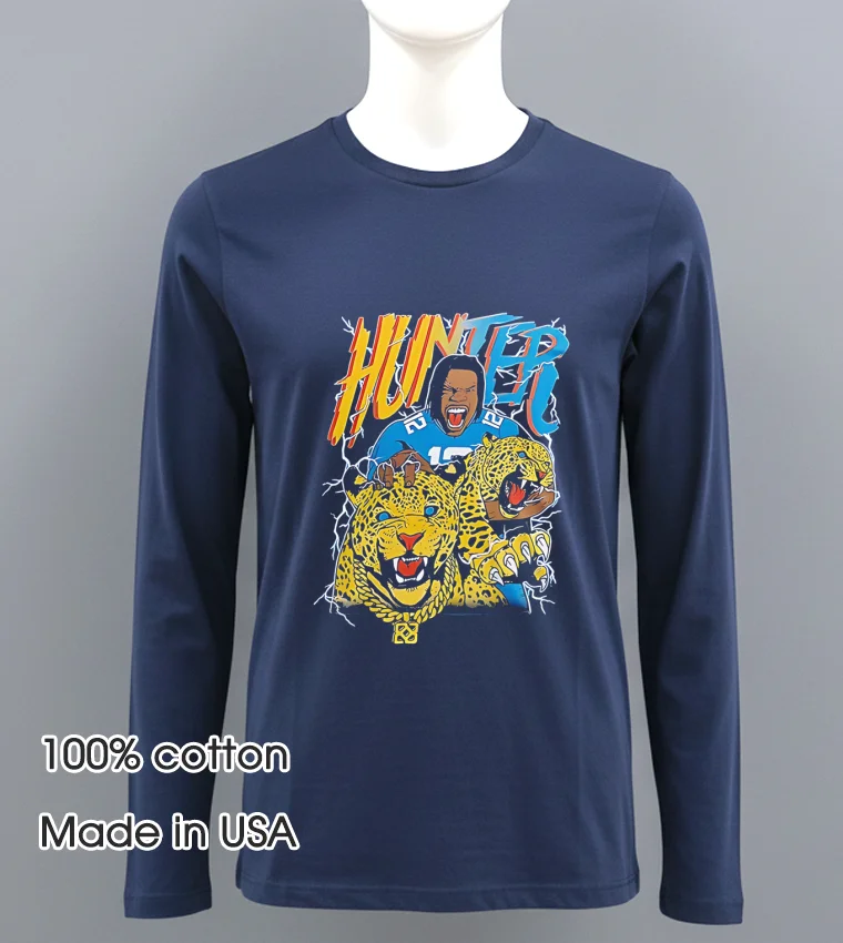 Jacksonville Jaguars Travis Hunter 2025 Special - navy-shirt Jacksonville Jaguars Travis Hunter 2025 Special Navy Shirt