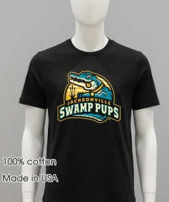 Jacksonville Swamp Pups logo shirt