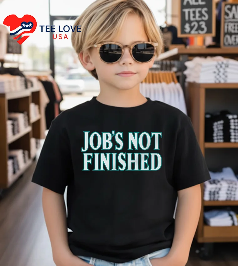 Job S Not Finished - kids-black Job S Not Finished Kids Black