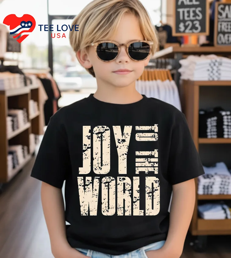 Joy To The World Text - kids-black Joy To The World Text Kids Black