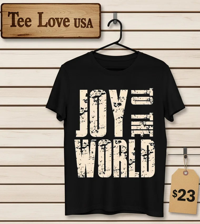 Joy To The World Text - men-t-shirt Joy To The World Text Men T Shirt
