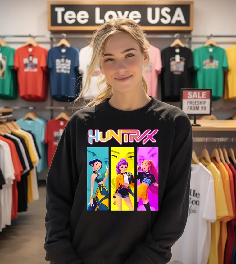 Kpop Demon Hunter Huntrix Girls Movie - sweatshirt Kpop Demon Hunter Huntrix Girls Movie Sweatshirt