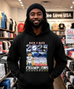 Los Angeles Dodgers Back 2 Back 2025 World Series Champions shirt