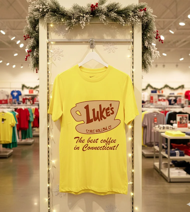 Luke’s Stars Hollow The Best Coffee In Connecticut - colorful t-shirts Luke’s Stars Hollow The Best Coffee In Connecticut Colorful T Shirts